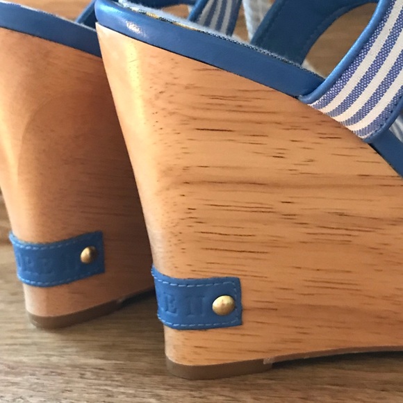 Lauren by Ralph Lauren nautical espadrille wedges - Picture 7 of 8